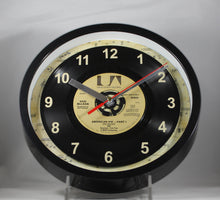 Load image into Gallery viewer, Don McLean "American Pie- Part 1"  Record Clock 45rpm Recycled Vinyl
