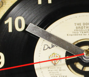 The Doobie Brothers "Real Love" Record Clock 45rpm Recycled Vinyl