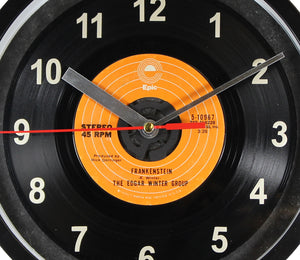 Edgar Winter Group "Frankenstein" Record Clock 45rpm Recycled Vinyl