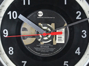 En Vogue "Free Your Mind" Record Clock 45rpm Recycled Vinyl