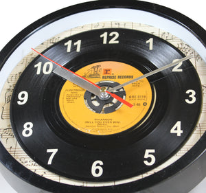 Fleetwood Mac "Rhiannon" Record Clock 45rpm Recycled Vinyl