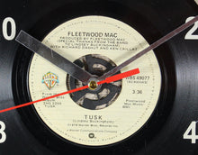 Load image into Gallery viewer, Fleetwood Mac &quot;Tusk&quot; Record Clock 45rpm Recycled Vinyl
