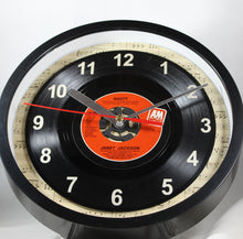 Load image into Gallery viewer, Janet Jackson &quot;Nasty&quot; Record Clock 45rpm Recycled Vinyl
