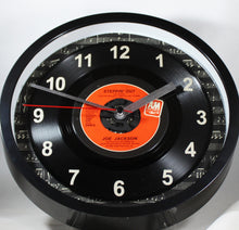 Load image into Gallery viewer, Joe Jackson &quot;Steppin&#39; Out&quot; Record Clock Recycled Vinyl 45rpm
