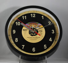 Load image into Gallery viewer, KISS "I Was Made For Lovin' You" 45rpm Recycled Vinyl Record Wall Clock One Of A Kind
