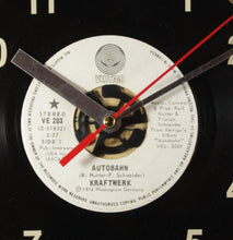 Load image into Gallery viewer, Kraftwerk &quot;Autobahn&quot; Record Clock 45rpm Recycled Vinyl
