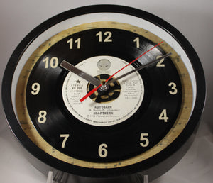 Kraftwerk "Autobahn" Record Clock 45rpm Recycled Vinyl