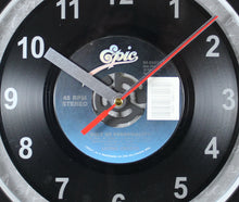 Load image into Gallery viewer, Living Colour &quot;Cult Of Personality&quot; Record Clock 45rpm Recycled Vinyl
