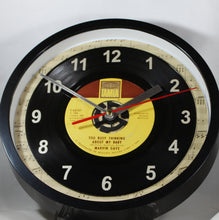 Load image into Gallery viewer, Marvin Gaye &quot;Too Busy Thinking About My Baby&quot; Record Clock 45rpm Recycled Vinyl
