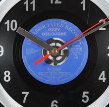 Load image into Gallery viewer, Ozzy Osbourne &quot;So Tired&quot; Record Clock 45rpm Recycled Vinyl
