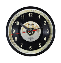 Load image into Gallery viewer, The Police "Roxanne" Record Clock 45rpm Recycled Vinyl
