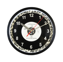 Load image into Gallery viewer, Red Hot Chili Peppers &quot;Fire&quot; Record Clock 45rpm Recycled Vinyl
