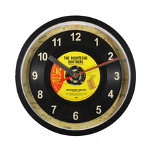 Load image into Gallery viewer, The Righteous Brothers "Unchained Melody" Record Clock 45rpm Recycled Vinyl
