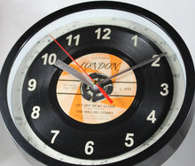 Load image into Gallery viewer, The Rolling Stones &quot;Get Off Of My Cloud&quot; Record Clock 45rpm Recycled Vinyl
