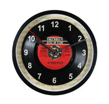 Load image into Gallery viewer, Frank Sinatra &quot;Ol&#39; Man River&quot; Record Clock 45rpm Recycled Vinyl
