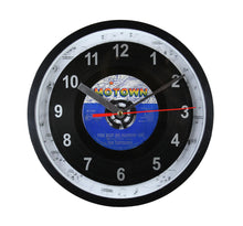 Load image into Gallery viewer, The Supremes &quot;You Keep Me Hangin&#39; On&quot; Record Clock 45rpm Recycled Vinyl
