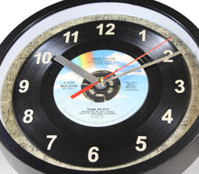 Load image into Gallery viewer, Tom Petty &quot;Free Fallin&#39;&quot;  Record Clock 45rpm Recycled Vinyl
