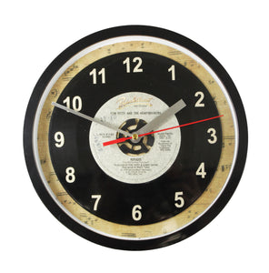 Tom Petty "Refugee"  Record Clock 45rpm Recycled Vinyl