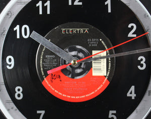 Tracy Chapman "Fast Car" Record Clock 45rpm Recycled Vinyl