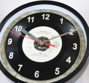Van Halen "Jump" Record Clock 45rpm Recycled Vinyl