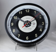 Load image into Gallery viewer, Van Halen "Why Can't This Be Love" Record Clock 45rpm Recycled Vinyl
