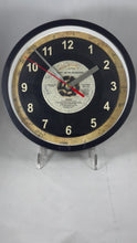 Load and play video in Gallery viewer, Tom Petty &quot;Refugee&quot;  Record Clock 45rpm Recycled Vinyl
