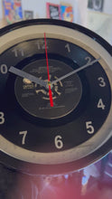 Load and play video in Gallery viewer, Aerosmith &quot;Angel&quot; Record Clock 45rpm Recycled Vinyl
