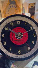 Load and play video in Gallery viewer, Simon and Garfunkel &quot;Scarborough Fair / Canticle&quot; Record Clock 45rpm Recycled Vinyl

