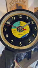 Load and play video in Gallery viewer, Jimi Hendrix &quot;Purple Haze&quot; Record Clock 45rpm Recycled Vinyl
