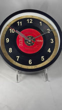Load and play video in Gallery viewer, Elvis Presley &quot;Bossa Nova Baby&quot; Record Clock 45rpm Recycled Vinyl
