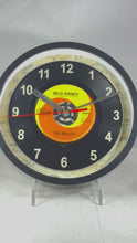 Load and play video in Gallery viewer, The Beatles "Hello Goodbye" Record Clock 45rpm Recycled Vinyl
