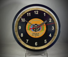 Load and play video in Gallery viewer, Bill Withers "Lean On Me" Record Wall Clock 45rpm Recycled Vinyl
