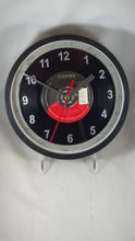 Load and play video in Gallery viewer, The Cure &quot;Hot Hot Hot!!!&quot; Record Clock 45rpm Recycled Vinyl

