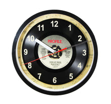 Load image into Gallery viewer, Run-D.M.C. &quot;King Of Rock&quot; Record Clock 45rpm Recycled Vinyl
