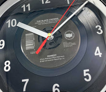 Load image into Gallery viewer, Black Crowes &quot;Remedy&quot; Record Clock 45rpm Recycled Vinyl
