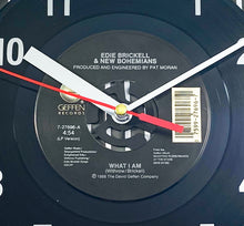 Load image into Gallery viewer, Edie Brickell and New Bohemians &quot;What I Am&quot; Record Clock 45rpm Recycled Vinyl
