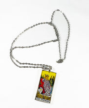 Load image into Gallery viewer, The Empress Tarot Card Pendant Necklace- Large
