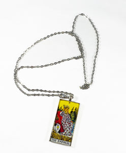 The Empress Tarot Card Pendant Necklace- Large
