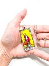 Load image into Gallery viewer, The Magician Tarot Card Pendant Necklace - Large
