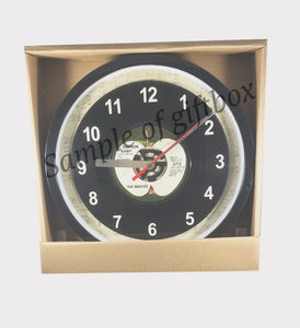 U2 "Desire" 45rpm Recycled Vinyl Record Wall Clock