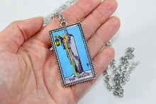 Load image into Gallery viewer, The Hermit Card Pendant Necklace - Large
